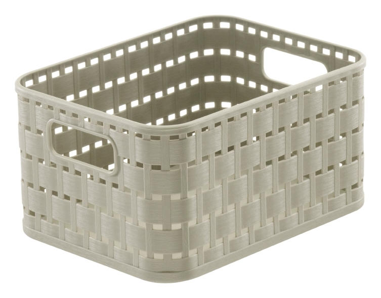 KORB - Cappuccino, Basics, Kunststoff (18,3/13,7/9,8cm) - Rotho