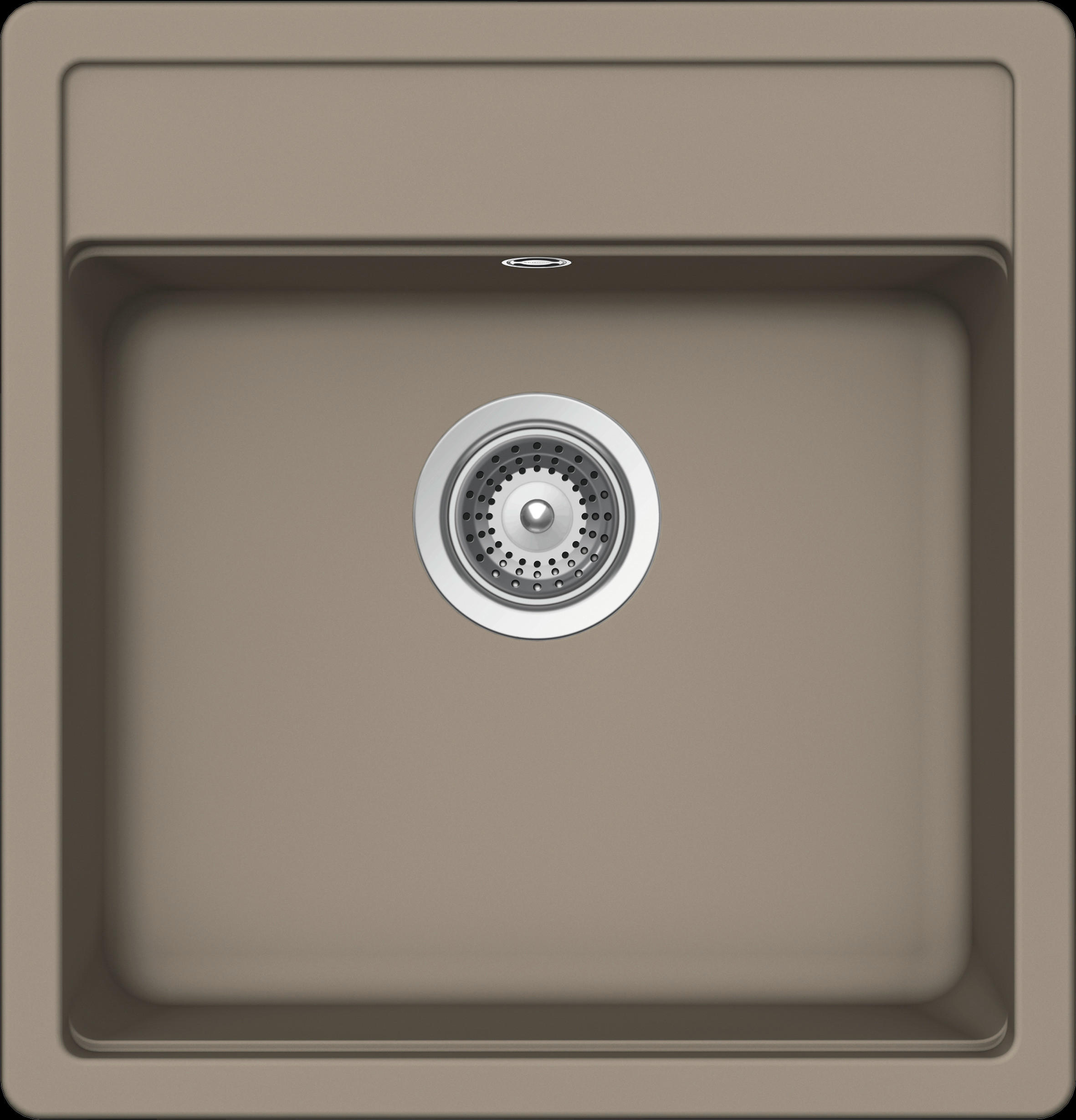 SPÜLE MONO N-100S-A / MONN100SATWI  - Basics, Stein (49/29/51cm) - Schock