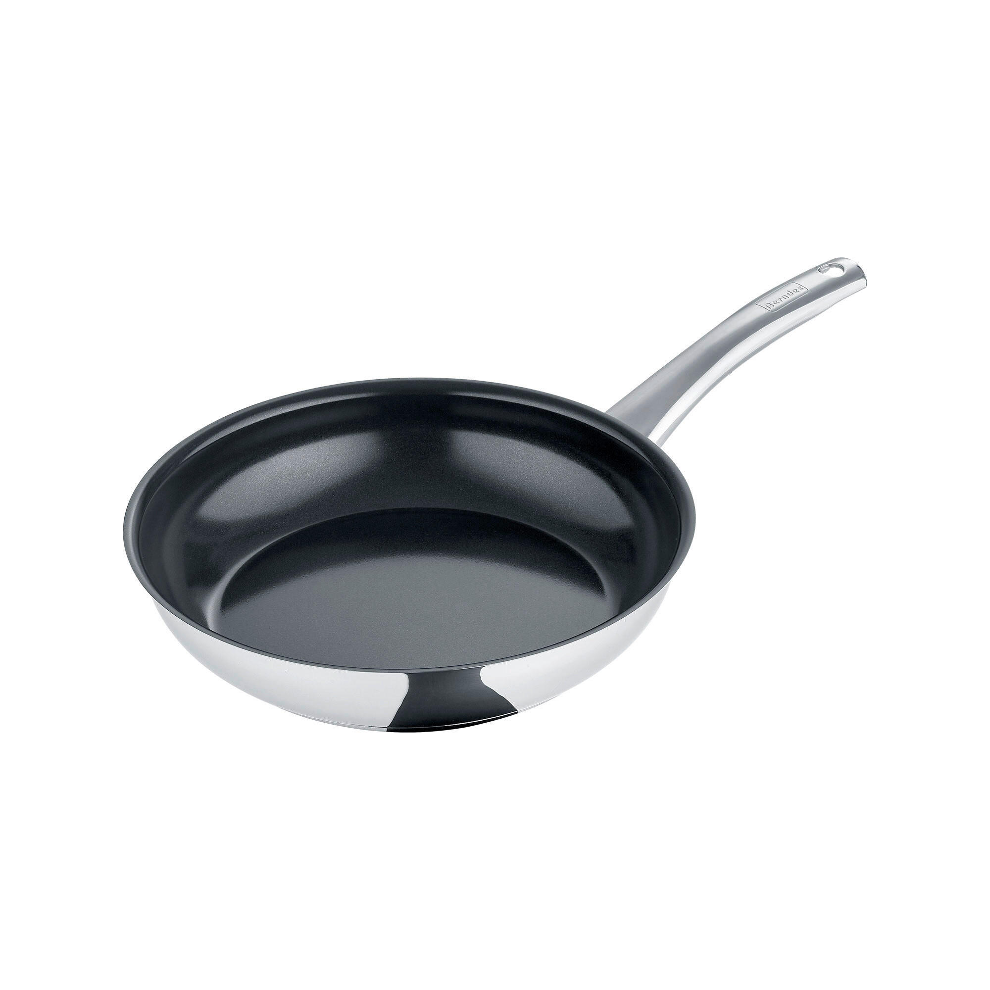 BRATPFANNE b.brilliant Keramikbeschichtung 24 cm  - Grau Hochglanz, Basics, Metall (24cm) - Berndes