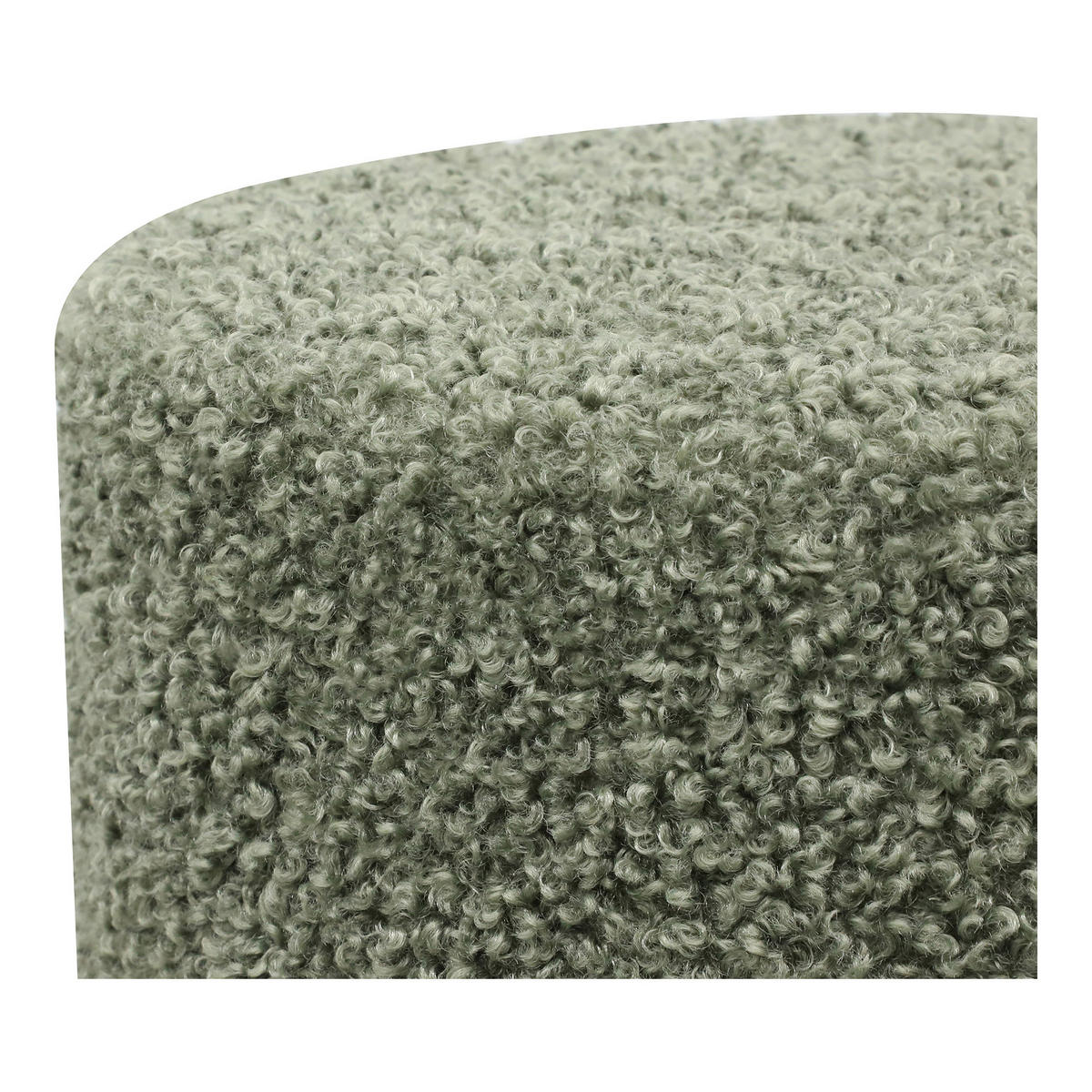 HOCKER in Textil Olivgrün  - Olivgrün, Basics, Textil (34/36/34cm)