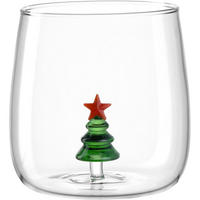 SKLENICE - průhledné/zelená, Basics, sklo (9,4/9,7/9,4cm)