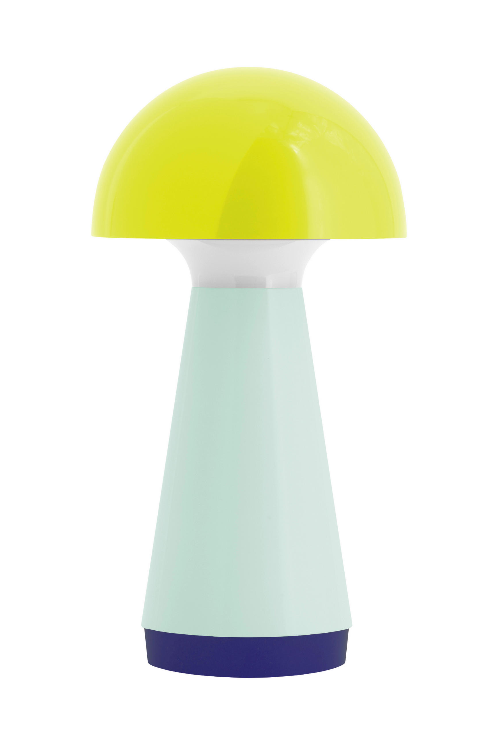 LED-TISCHLEUCHTE REMEMBER 9,50/18 cm  - Hellgelb/Hellblau, Basics, Kunststoff (9,50/18cm) - REMEMBER