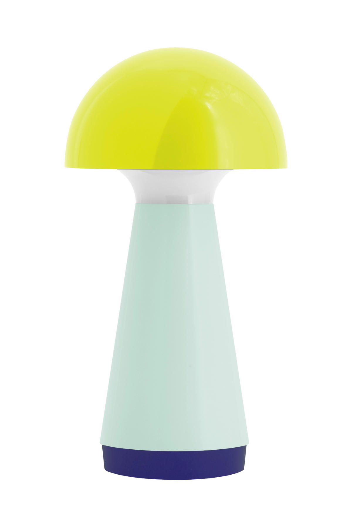 LED-TISCHLEUCHTE REMEMBER 9,50/18 cm  - Hellgelb/Hellblau, Basics, Kunststoff (9,50/18cm) - REMEMBER