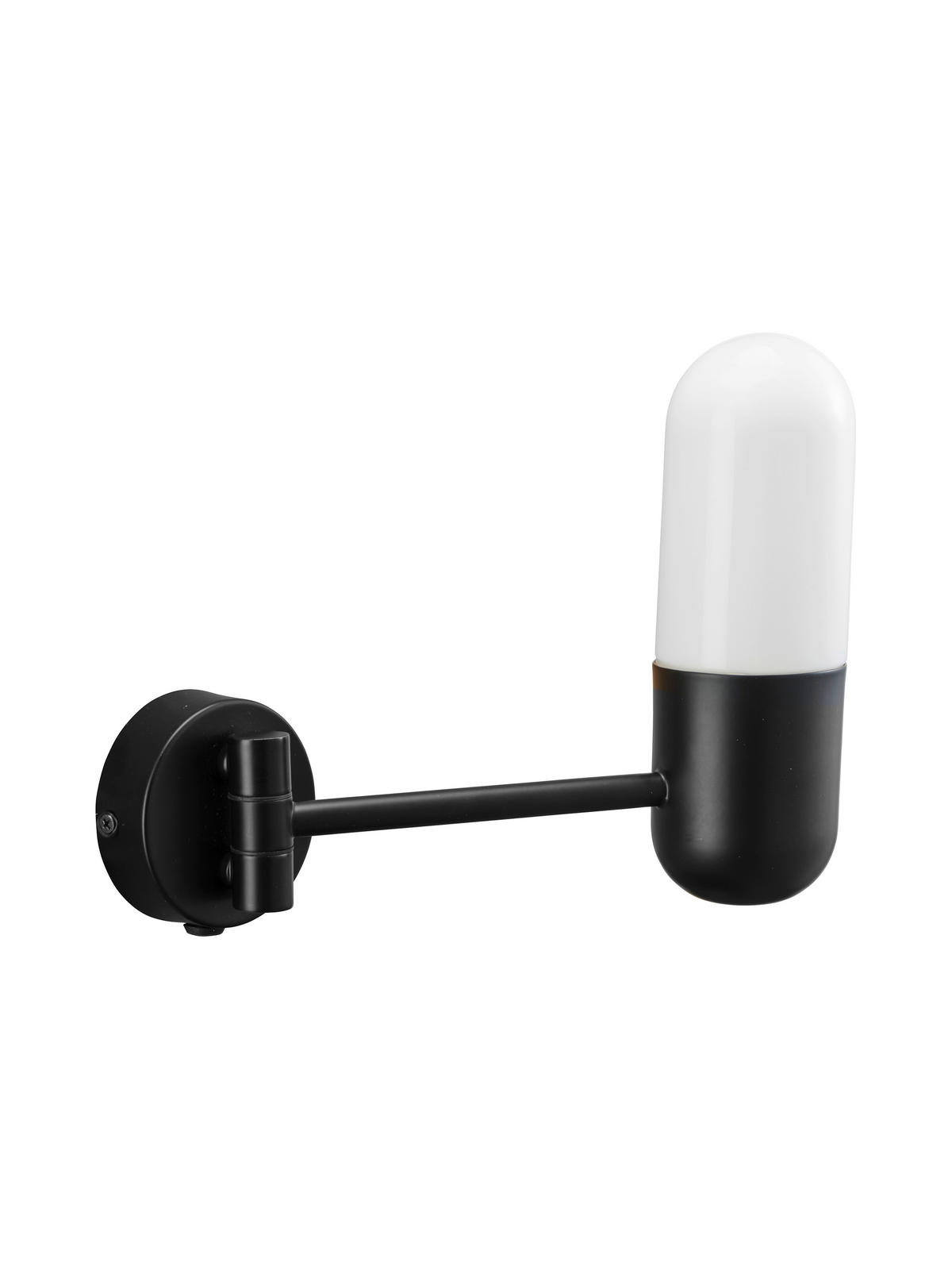 WANDLEUCHTE PR Home Zeta 8,5/21 cm   - Schwarz, KONVENTIONELL, Metall (8,5/21cm)
