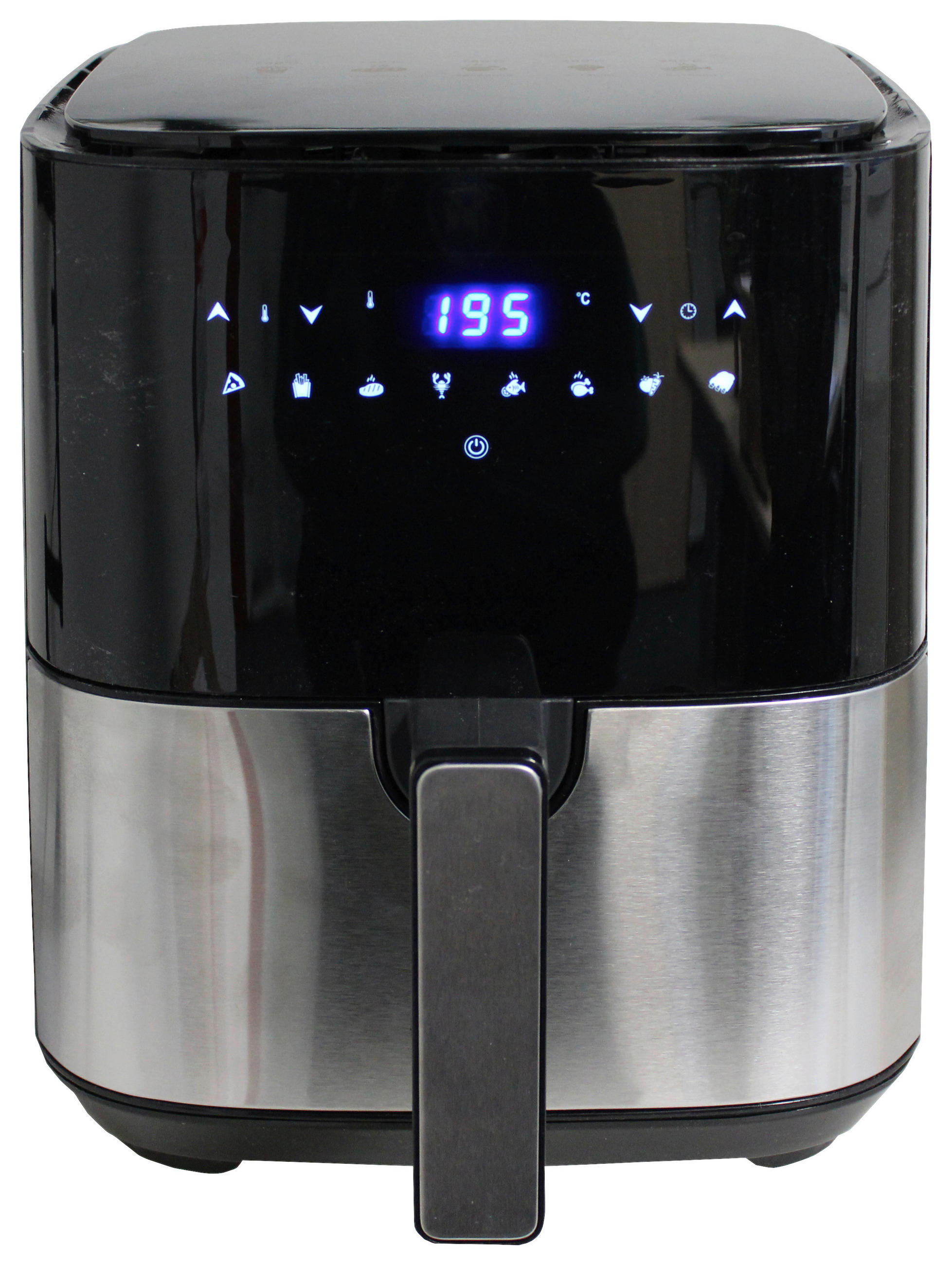 HEIßLUFTFRITTEUSE 5 L  - Silberfarben/Schwarz, KONVENTIONELL, Kunststoff/Metall (30,5/32/26cm)