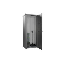 GERÄTESCHRANK 77,7/180,9/57 cm  - Dunkelgrau, Basics, Metall (77,7/180,9/57cm) - Biohort