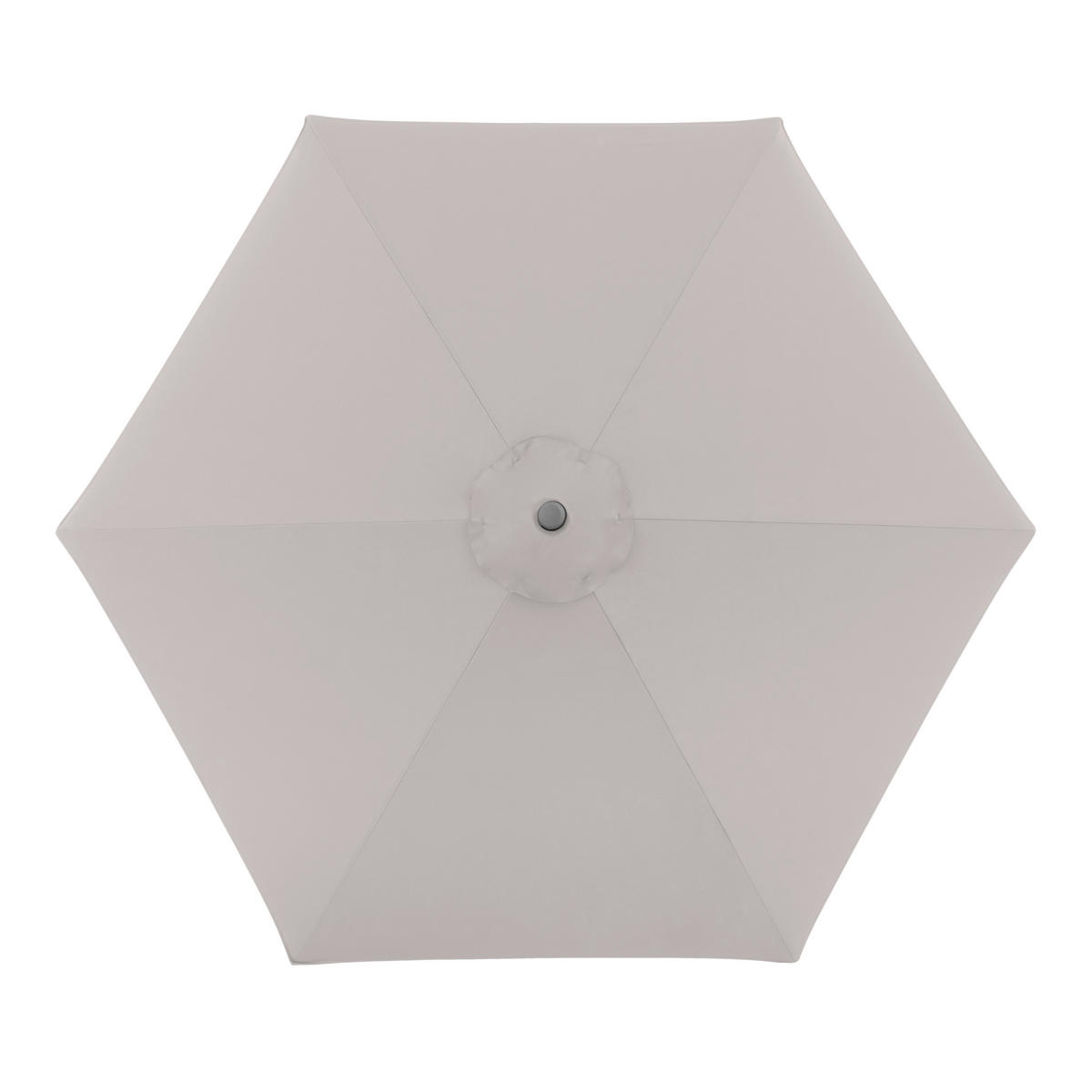 SONNENSCHIRM  270/270 cm  - Silberfarben/Hellgrau, Konventionell, Textil/Metall (270/270cm) - Doppler