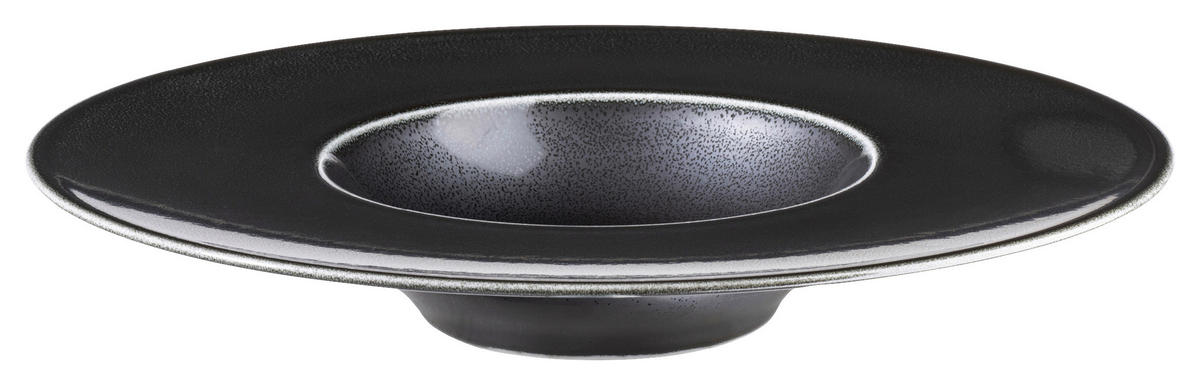 TELLERSET Angry 4-teilig  - Schwarz, Trend, Keramik (25cm) - Mäser