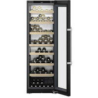 WEINKÜHLSCHRANK WPbsi 5252  - Schwarz, Basics, Glas/Holz (59,7/185,4/67,5cm) - Liebherr