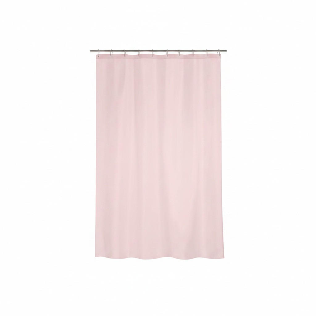 DUSCHVORHANG 180/200 cm  - Rosa, Basics, Textil (180/200cm) - MSV