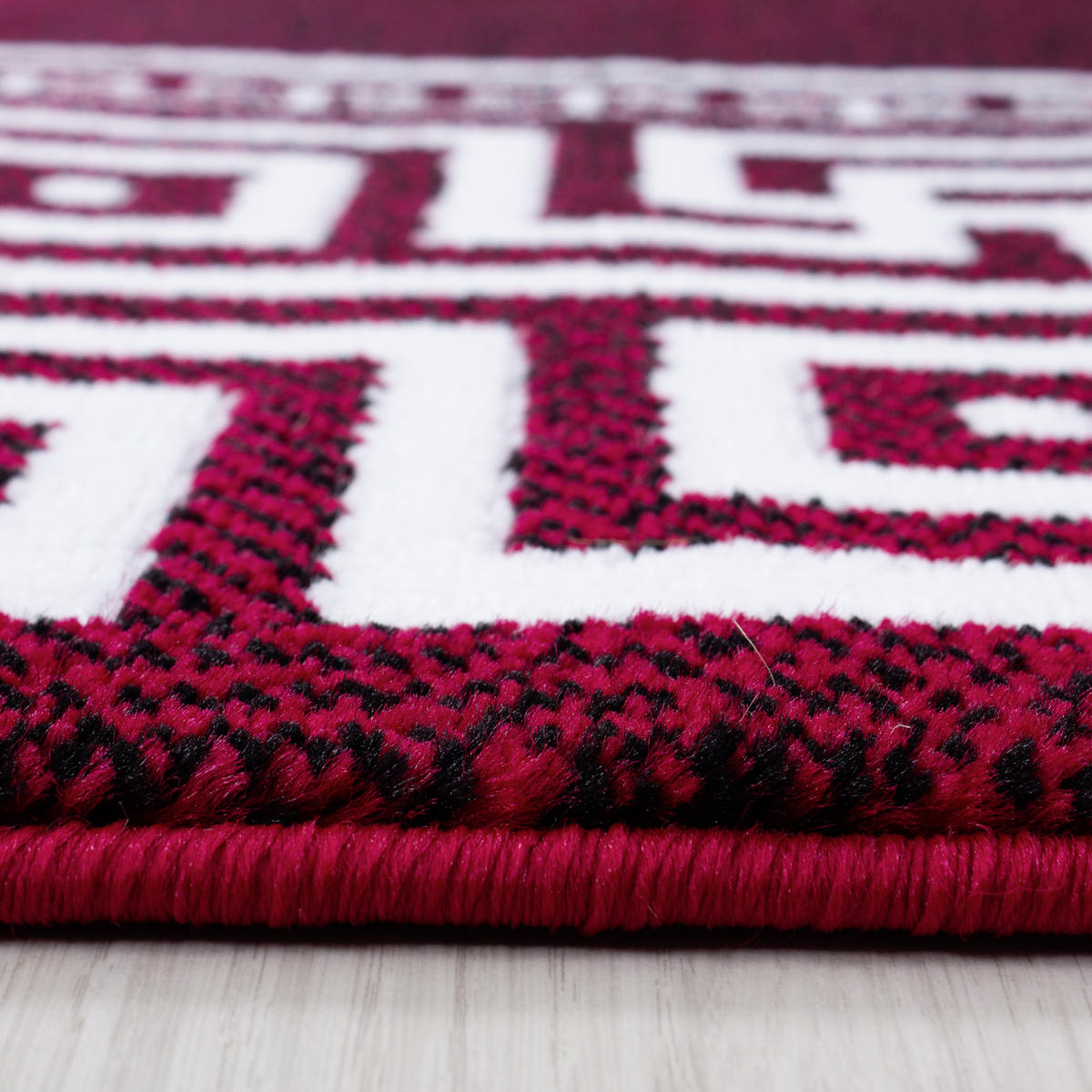 WEBTEPPICH 160/230 cm Parma Rot  - Rot, KONVENTIONELL, Textil (160/230cm)
