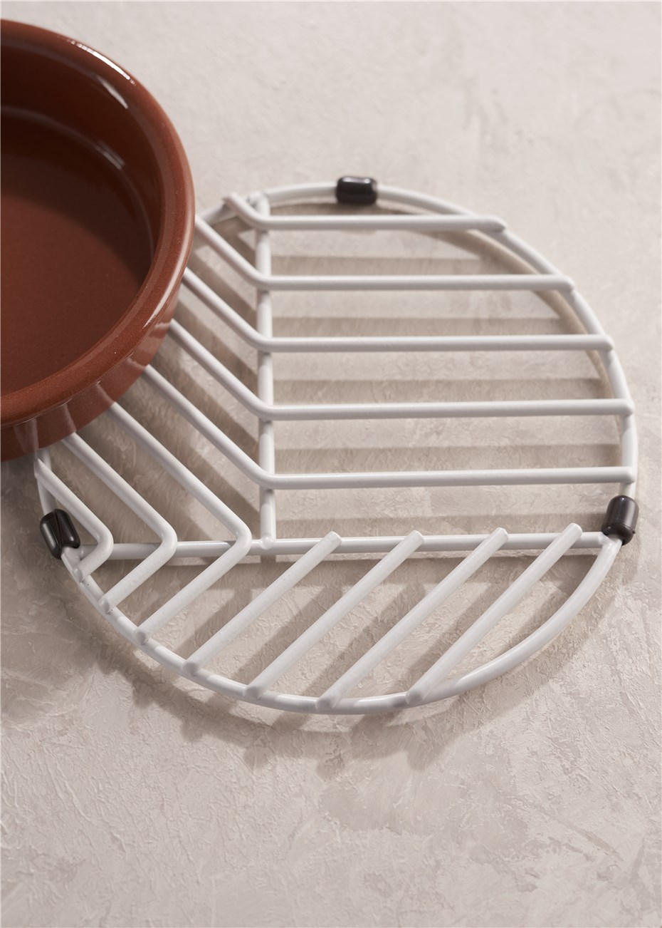 GRYTUNDERLÄGG  19 cm - grå, Basics, metall/plast (19cm)