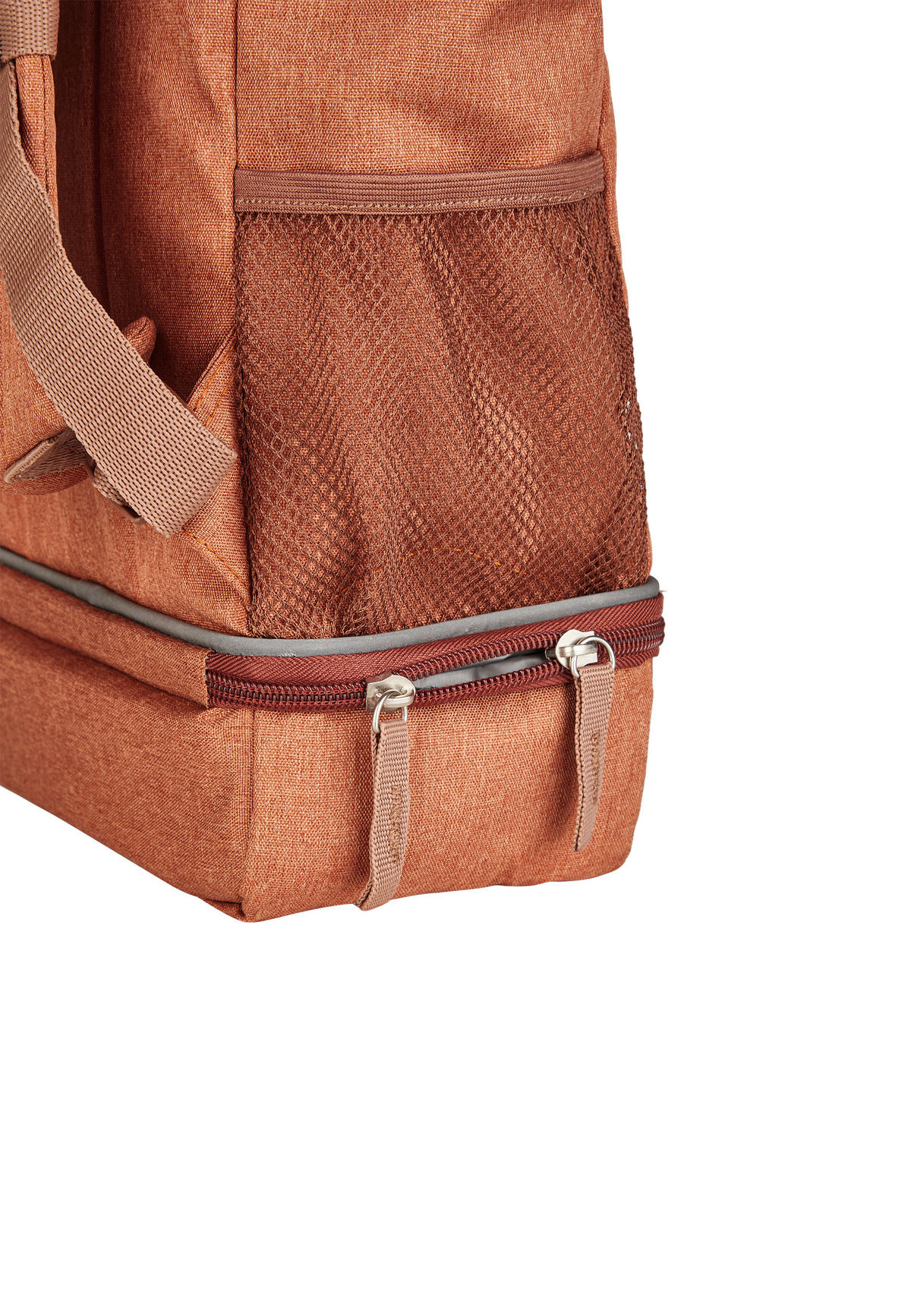 KINDERRUCKSACK Sunny  - Rotbraun/Braun, Basics, Textil (36/31/13cm) - Sterntaler