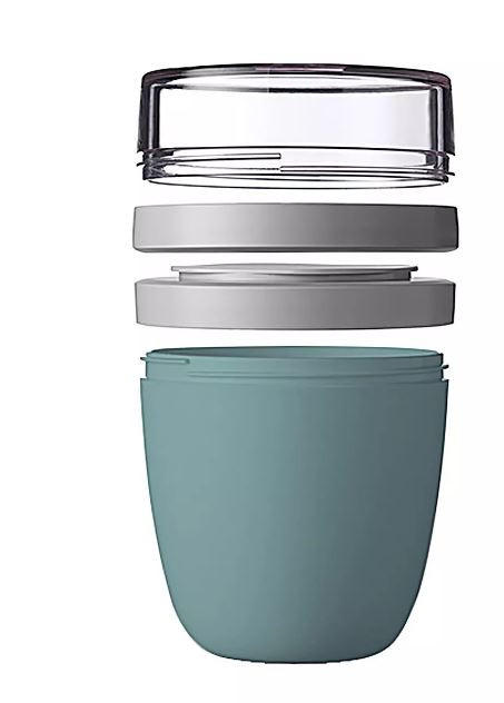 RECIPIENT PENTRU IAURT   - verde salvie, Konventionell, plastic (9,1/9,1/12,8cm) - Mepal