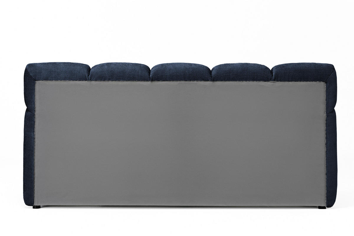 POLSTERBETT Lattenrost, Bettkasten 180/200 cm  in Dunkelblau  - Schwarz/Dunkelblau, Design, Holz/Kunststoff (180/200cm) - Esposa