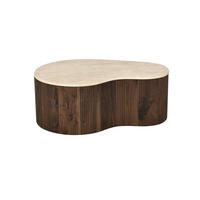 COUCHTISCH 90/60/34 cm Freiform Walnussfarben  - Walnussfarben, Design, Holzwerkstoff (90/60/34cm) - MID.YOU