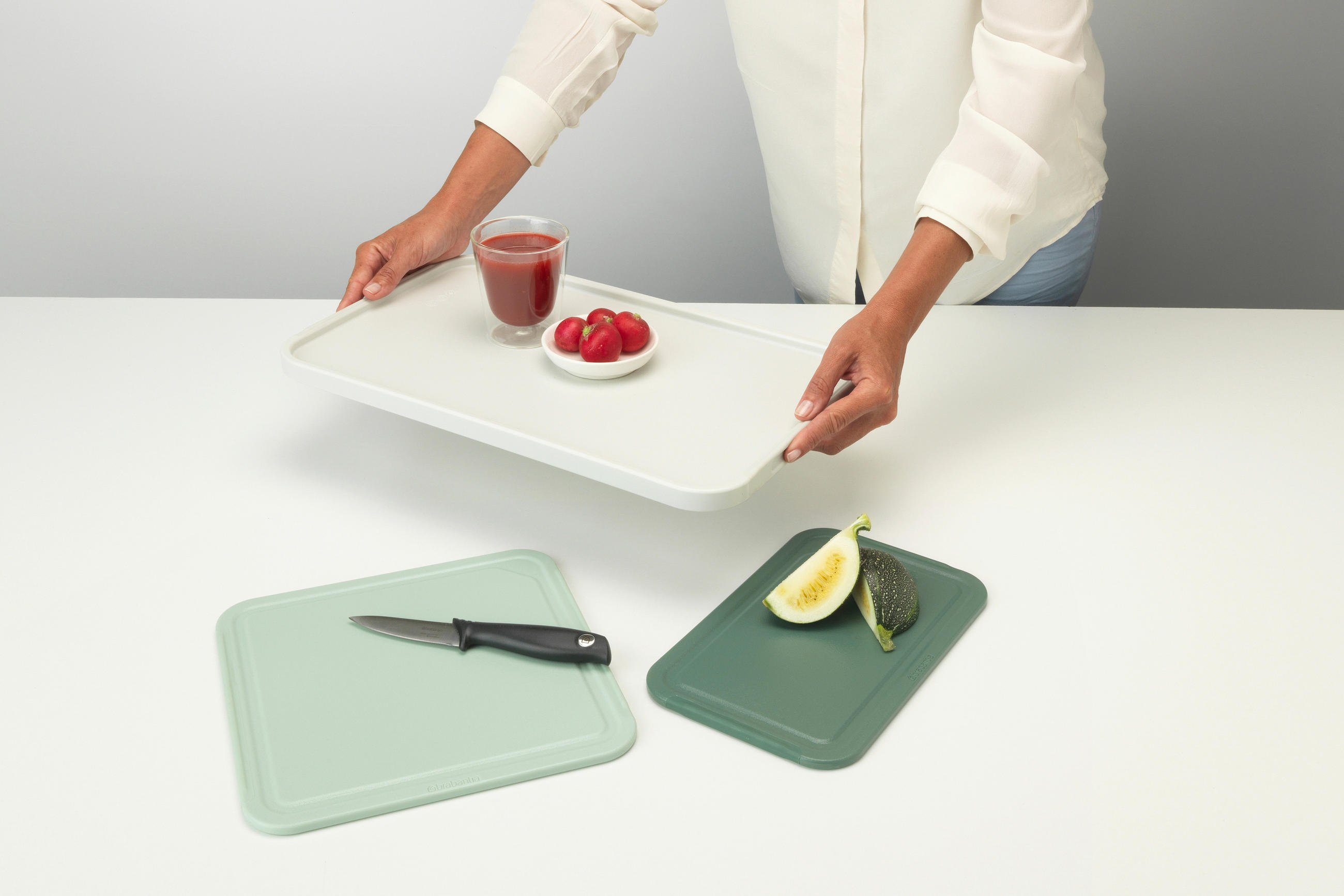 UNIVERZÁLIS APRÍTÓ - zsályazöld/jadezöld, Basics, műanyag (42,8/26,7cm) - Brabantia