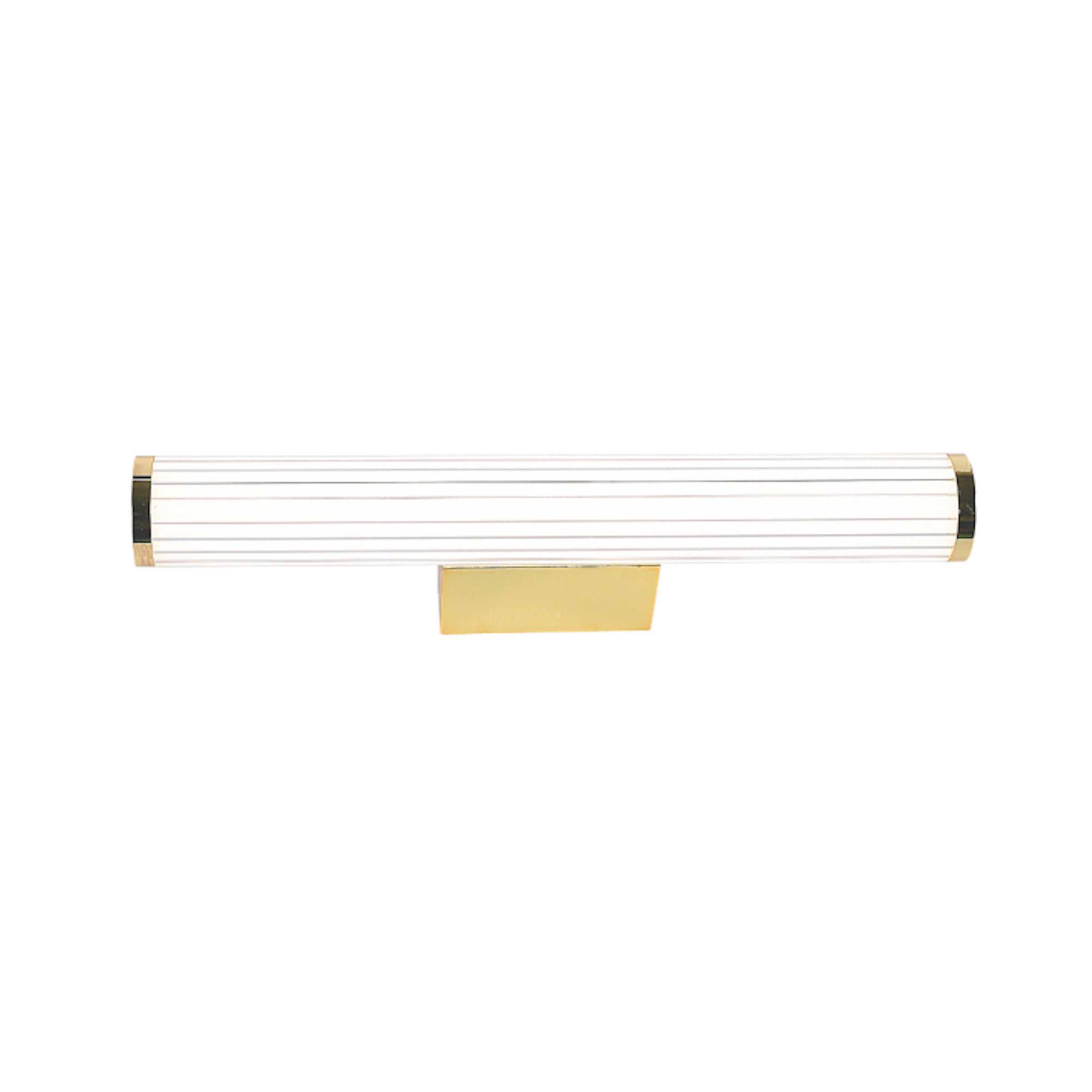 LED-WANDLEUCHTE Vena 6/45/11.5 cm  - Goldfarben, Design, Kunststoff (6/45/11.5cm)