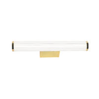 LED-WANDLEUCHTE Vena 6/45/11.5 cm  - Goldfarben, Design, Kunststoff (6/45/11.5cm)