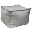 POUF in Beige Textil  - Beige, Design, Textil (70/70/40cm) - Carryhome