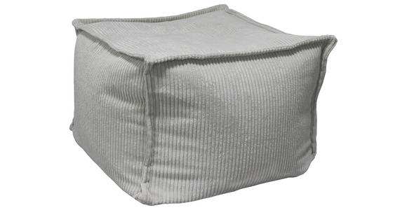 POUF in Beige Textil  - Beige, Design, Textil (70/70/40cm) - Carryhome