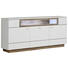 SIDEBOARD 180/85/42 cm - Alufarben/Weiß, Design, Holzwerkstoff/Metall (180/85/42cm) - Hom`in SIDEBOARD 180/85/42 cm - Alufarben/Weiß, Design, Holzwerkstoff/Metall (180/85/42cm) - Hom`in