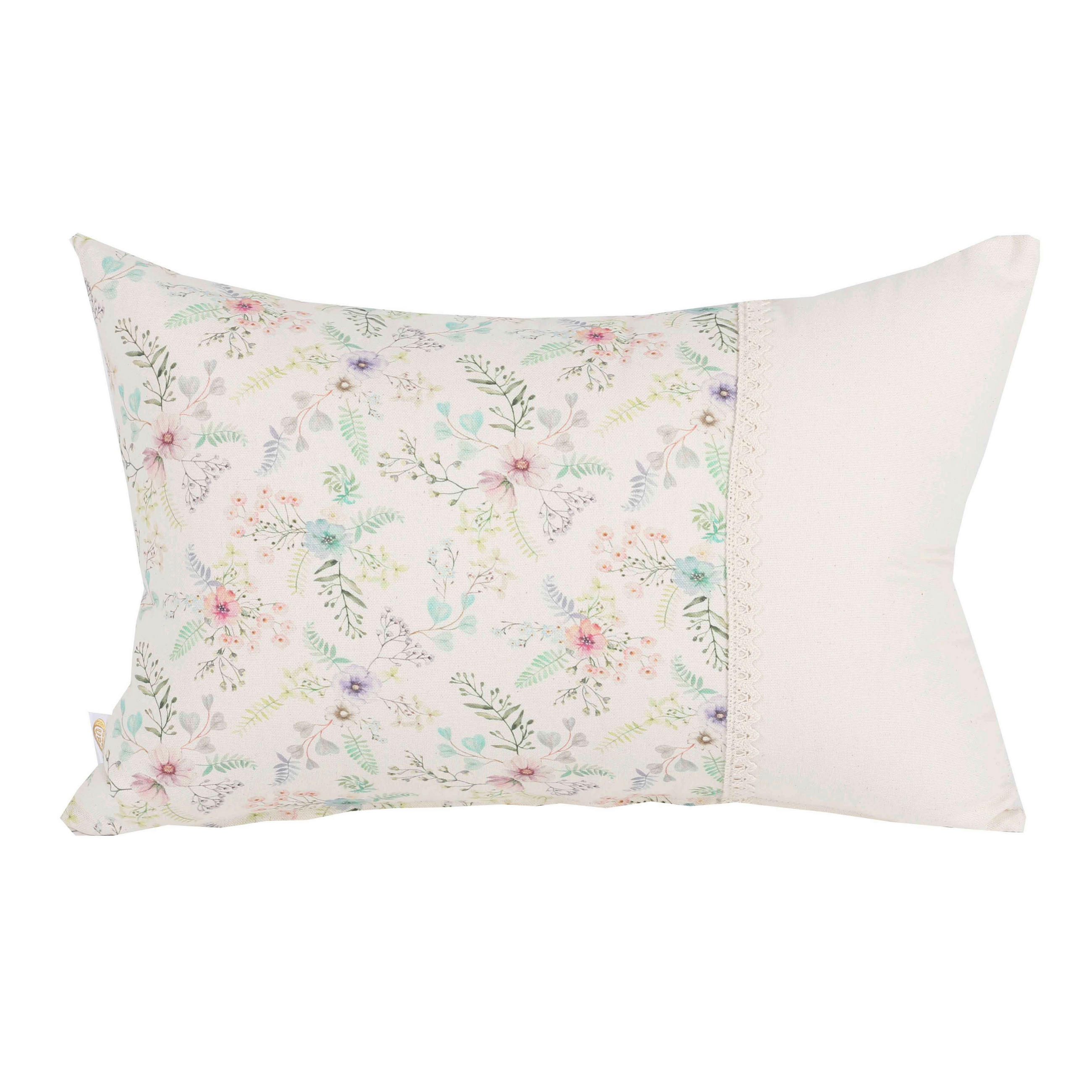 OKRASNA BLAZINA  ESTERA    40/50 cm         - biserna, Basics, tekstil (40/50cm)