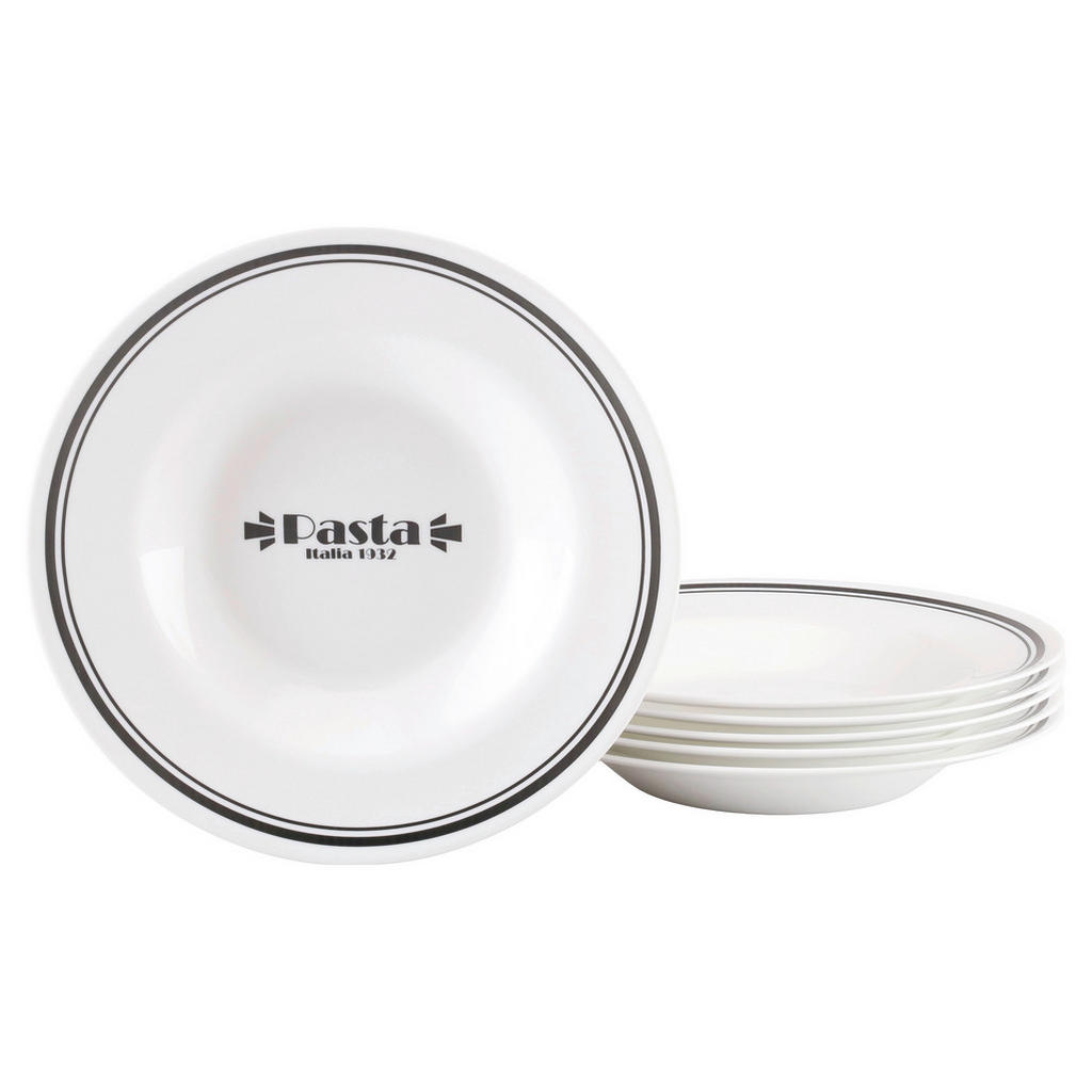 Creatable SADA TALÍŘŮ NA TĚSTOVINY, sklo, 29 cm