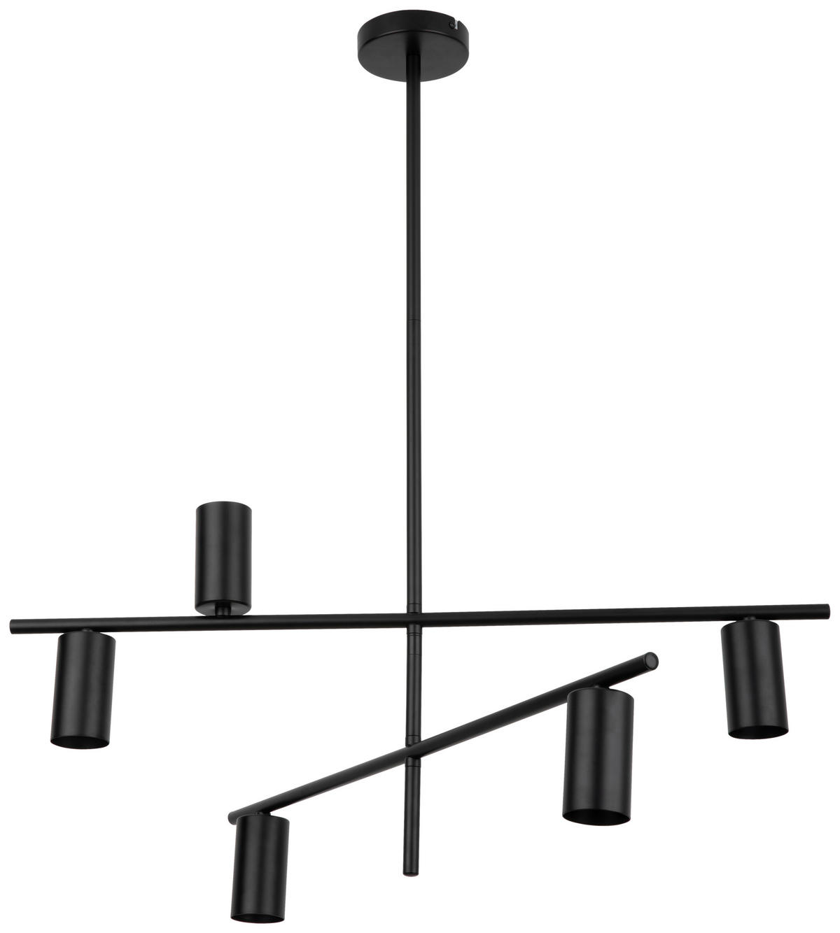 HÄNGELEUCHTE 80/80/86 cm   - Schwarz, Design, Metall (80/80/86cm) - Collet's Monde