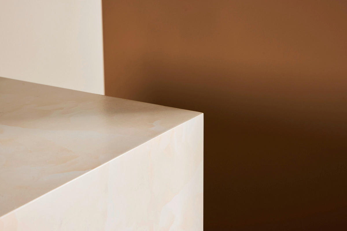 COUCHTISCH Pappel 40/40/45 cm quadratisch Hellgelb  - Hellgelb, MODERN, Holz (40/40/45cm) - Livetastic