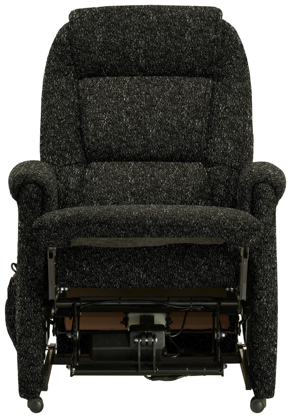 FERNSEHSESSEL in Flachgewebe Schwarz  - Schwarz, KONVENTIONELL, Kunststoff/Textil (69/105/82cm) - Himolla