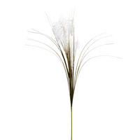 UMĚLÁ KVĚTINA 120 cm - bílá/zelená, Basics, kov/plast (120cm) - Ambia Home