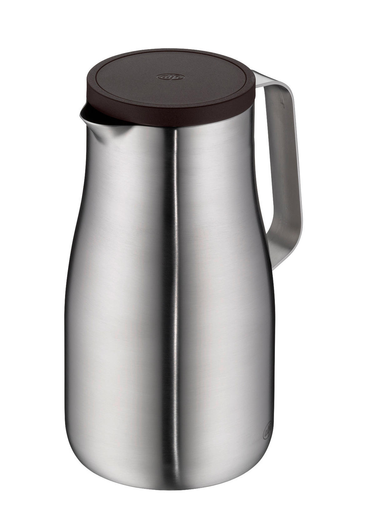 ISOLIERKANNE STUDIO 1 L  - Silberfarben, Design, Metall (1l) - Alfi