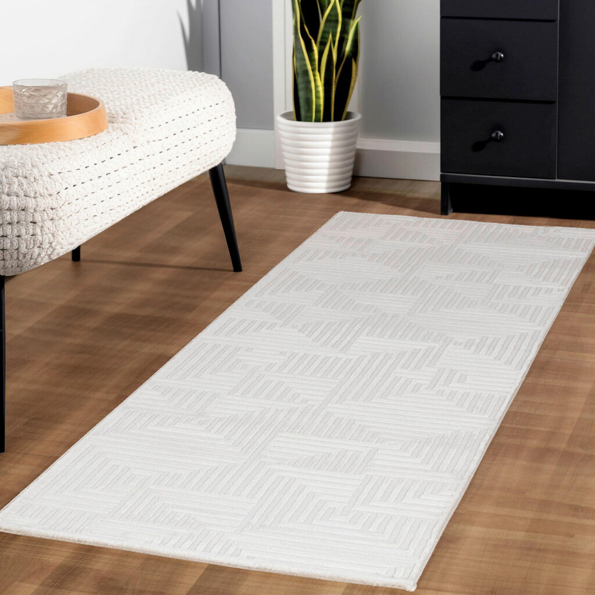LÄUFER 80/250 cm Sahara Creme  - Creme, Design, Textil (80/250cm) - Novel