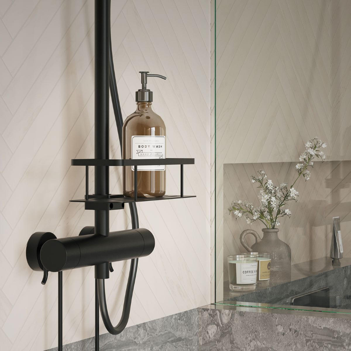 SEIFENKORB Metall  - Schwarz, Basics, Metall (25/6/10,3cm) - Smedbo