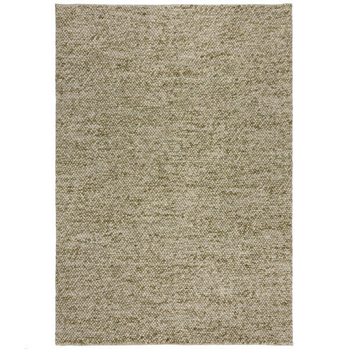 HANDWEBTEPPICH 160/230 cm MINERALS Grün, Creme  - Creme/Grün, KONVENTIONELL, Textil (160/230cm)