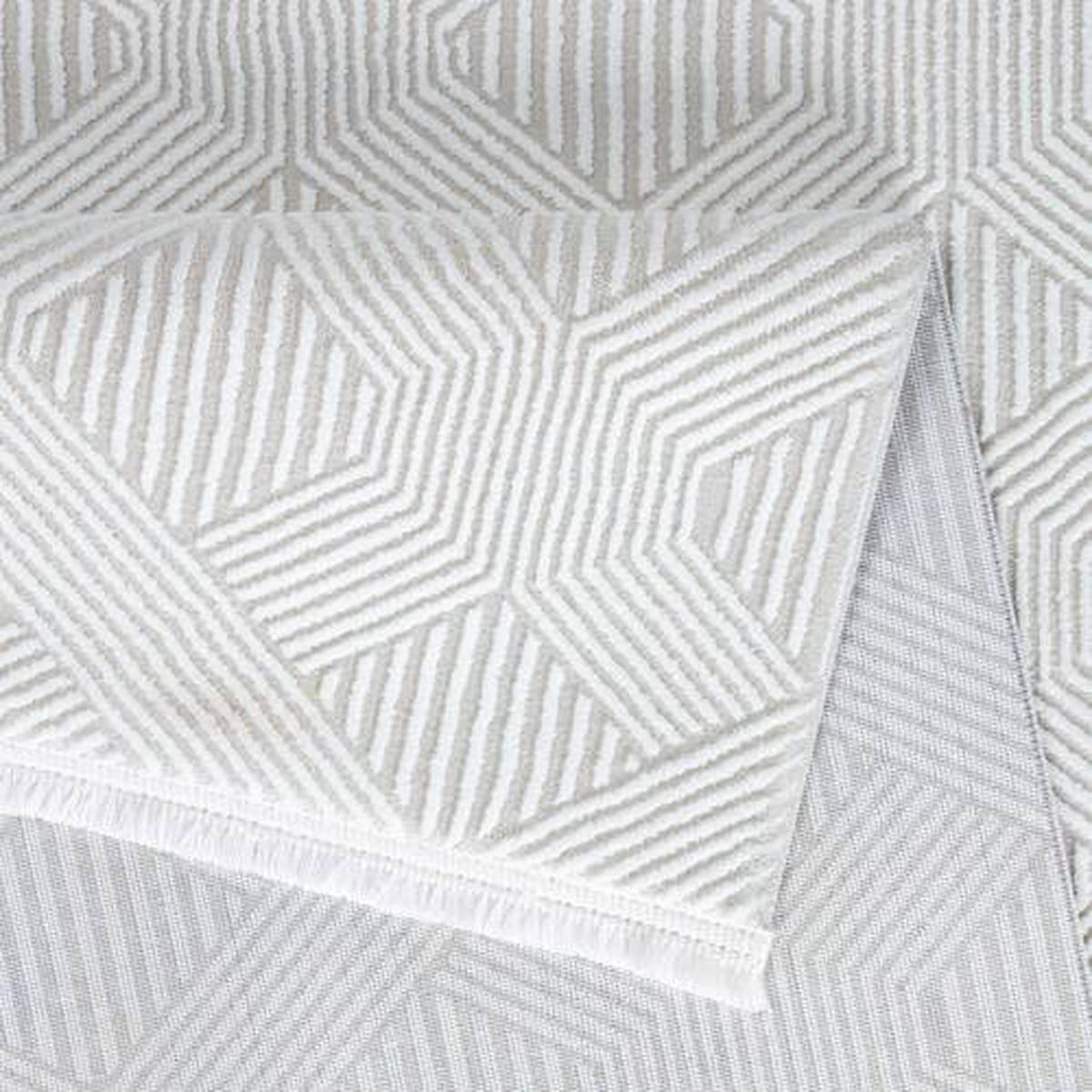 WEBTEPPICH 80/150 cm GLORY Creme  - Creme, Basics, Textil (80/150cm)