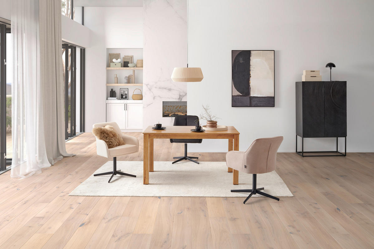 ESSTISCH in Holz   - Naturfarben, Modern, Holz (140/76/80cm) - MID.YOU