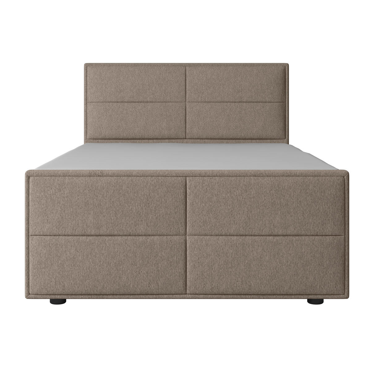 BOXSPRINGBETT 140/200 cm  in Beige  - Beige, Modern, Holz/Kunststoff (140/200cm) - MID.YOU
