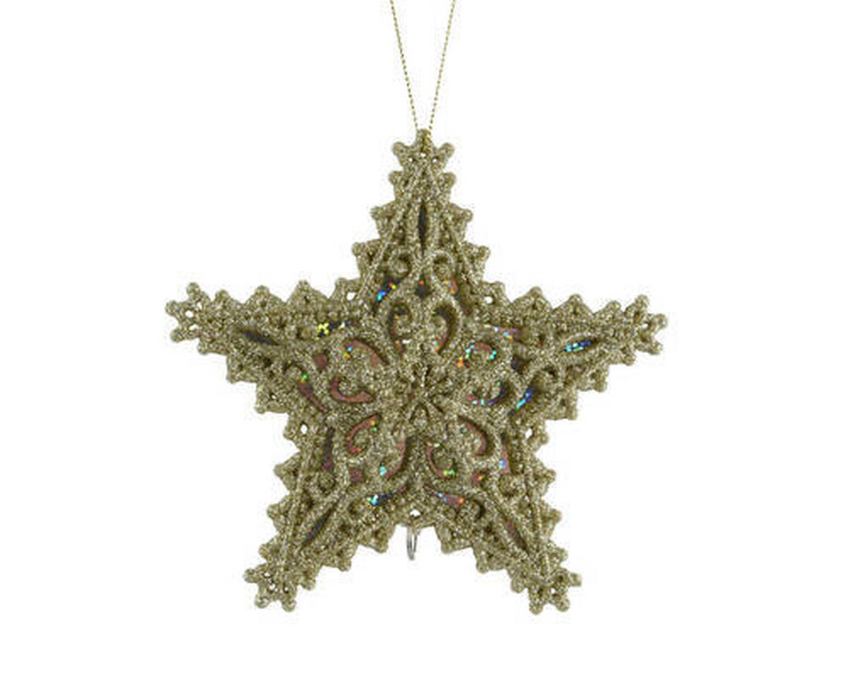 DEKOSTERN - Goldfarben, LIFESTYLE, Kunststoff (13,00/12,50/1,00cm)