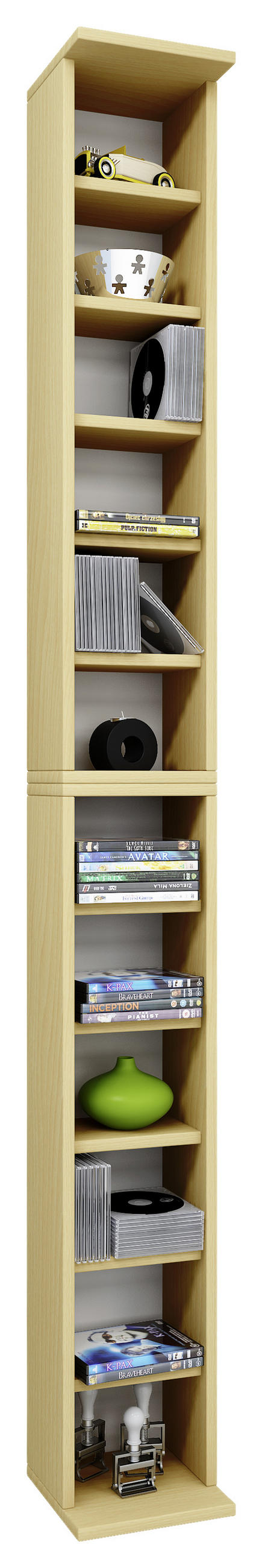 CD-REGAL - Buchefarben, Konventionell, Holzwerkstoff (21/183/20cm) - MID.YOU
