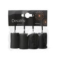 KERZENHALTER - Schwarz, Basics, Metall (2,3/9,2cm) - Ambia Home