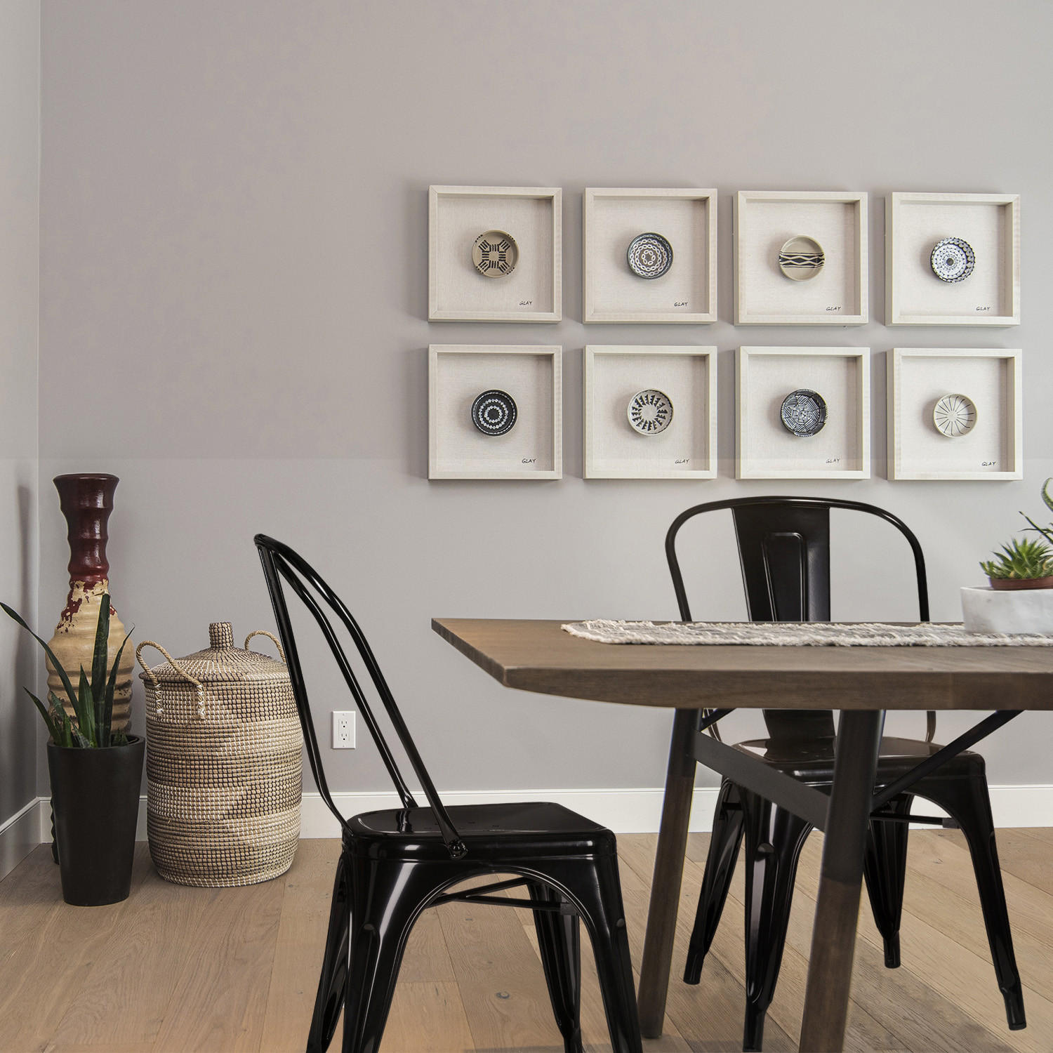 Thumbnail - Mid.you Stuhl, Schwarz, Metall, konisch, 44x84x54 cm, stapelbar, Esszimmer, Stühle, Esszimmerstühle, Vierfußstühle