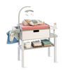 PUPPENWICKELKOMMODE VIOLA - Weiß/Grau, Basics, Holz/Holzwerkstoff (71/30/90cm) - MUSTERKIND