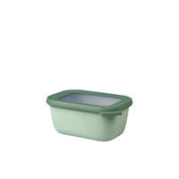 VORRATSDOSE CIRQULA 0,75 L  - Transparent/Salbeigrün, KONVENTIONELL, Kunststoff (18/8/13cm) - Mepal