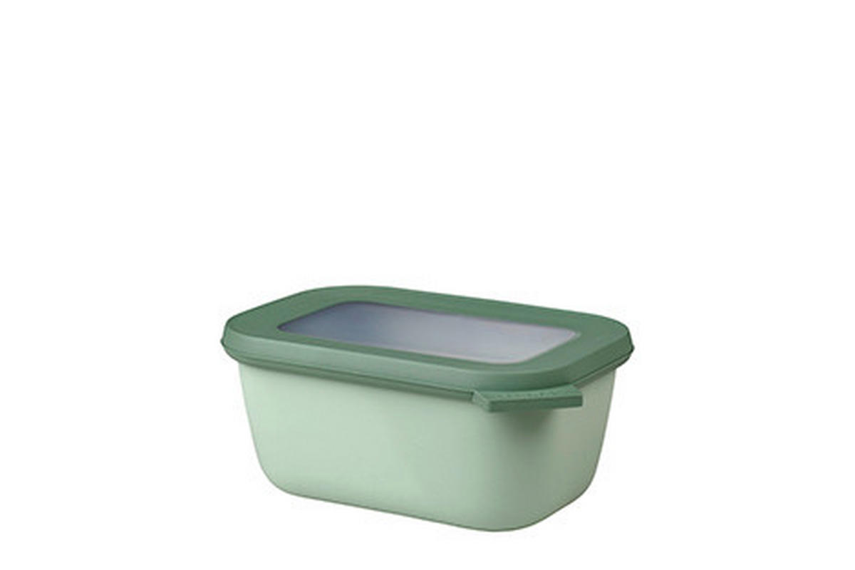VORRATSDOSE CIRQULA 0,75 L  - Transparent/Salbeigrün, KONVENTIONELL, Kunststoff (18/8/13cm) - Mepal