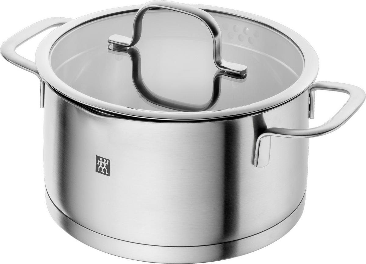 KOCHTOPFSET TrueFlow 6-teilig  - Edelstahlfarben, Basics, Metall - Zwilling