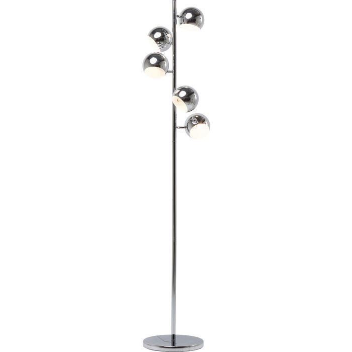 STEHLEUCHTE  40/200/25.5 cm   - Silberfarben, Design, Metall (40/200/25.5cm)