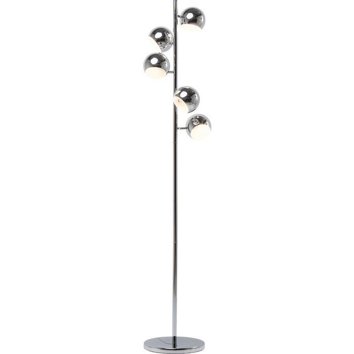 STEHLEUCHTE  40/200/25.5 cm   - Silberfarben, Design, Metall (40/200/25.5cm)