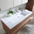 BADEZIMMER - Eichefarben/Weiß, Design, Glas/Holz (120cm) - Novel BADEZIMMER - Eichefarben/Weiß, Design, Glas/Holz (120cm) - Novel